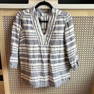 Boden. Sz. 6. Easy linen blouse.